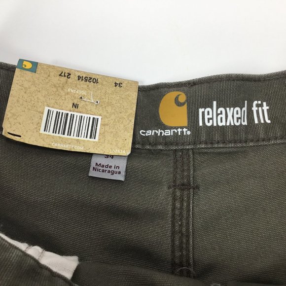 Carhartt Rigby Relaxed Fit Men's Shorts NWT Size 34 x 10 Rugged Flex Workwear - Picture 3 of 7